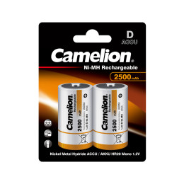Аккумулятор, CAMELION, NH-D2500BP2, Rechargeable. 2 шт