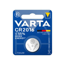 Батарейка, VARTA, CR2016-BP1, Lithium Battery, CR2016, 3V, 1 шт.