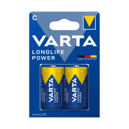 Батарейка, VARTA, LR14 Longlife Power, C, 1.5V, 2 шт