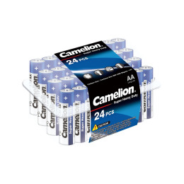 Батарейка, CAMELION, R6P-PB24B, Super Heavy Duty, AA, 1.5V, 1220 mAh, 24 шт