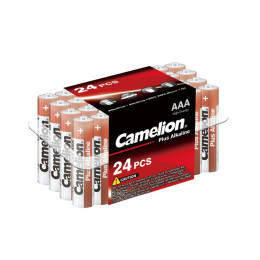 Батарейка, CAMELION, LR03-PB24, Plus Alkaline, AAA, 1.5V, 1150 mAh, 24 шт