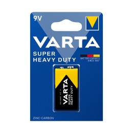 Батарейка, VARTA, 6F22P Superlife (Super Heavy Duty), E-Block, 9 V, 1 шт.