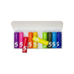 Батарейки, Xiaomi, AA Rainbow Batteries (10 штук в упаковке), BHR5393GL/AA LR6, Alkaline Baery 1.5 V