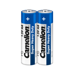 Батарейка, CAMELION, R6P-SP2B, Super Heavy Duty, AA, 1.5V, 2 шт