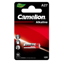 Батарейка, CAMELION, A27-BP1, 12V, 16 mAh, 1 шт.