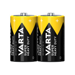 Батарейка, VARTA, R20P Superlife (Super Heavy Duty), D, 1.5 V, 2 шт