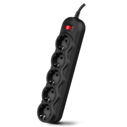 Сетевой фильтр SVEN SF-05L 5,0 м (5 sockets), черный