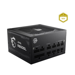 Блок питания MSI MAG A650GL, 650W, Active PFC, 80+ GOLD