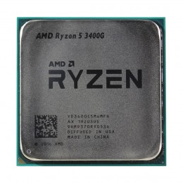 Процессор, AMD, AM4 Ryzen 5 3400G, OEM