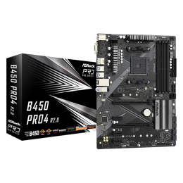 Материнская плата, ASRock, B450 PRO4 R2.0