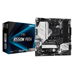 Материнская плата, ASRock, B550M PRO4