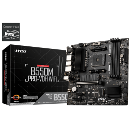 Материнская плата, MSI B550M PRO-VDH WIFI