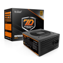 Блок питания PCCooler GI-BR600, 600W, Non Modular, 80+ BRONZE