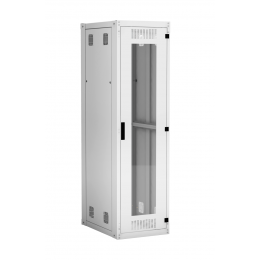 Шкаф NETLAN, 19", 42U, стекло, 600х800, GY