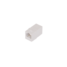 Соединитель Keystone, Кат.6, RJ45-RJ45 (8P8C), неэкран., белый
