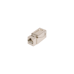 Модуль Keystone, Кат.5e, RJ45/8P8C, самозажимной, экран., металлик