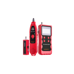 Кабельный тестер с LCD дисплеем, RJ45, RJ12, RJ11, BNC, USB, с трассировкой