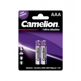Батарейка, CAMELION, LR03-BP2UT, Ultra Alkaline, AAA, 1.5V, 1150 mAh, 2 шт