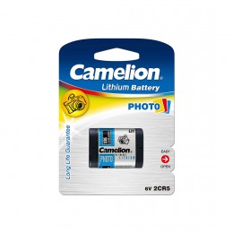 Батарейка, CAMELION, 2CR5-BP1, Lithium,6 V, 1 шт.