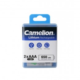 Аккумулятор, CAMELION, UB-AAA650-PBH2, Lithium, 2шт