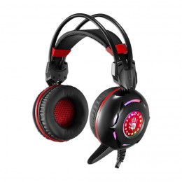 Наушники+микрофон игровые Bloody G300-Black+Red
