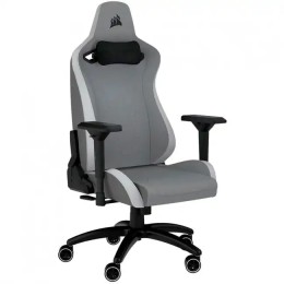 CORSAIR TC200 Soft Fabric Gaming Chair, Standard Fit - Серый/Белый