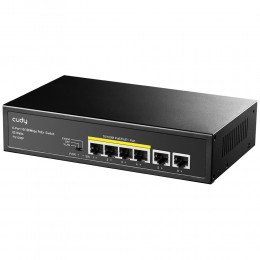 Коммутатор PoE+  6-портовый CUDY FS1006P