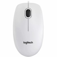 Мышь Logitech B100 Corded Mouse - WHITE