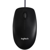 Мышь Logitech B100 Corded Mouse - BLACK