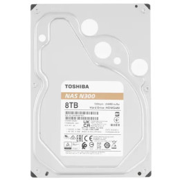 Жесткий диск для NAS систем 8TB HDD HDD NAS Toshiba N300 (3.5'' 8TB, 7200RPM, 256MB, SATA 6Gb/s), bulk
