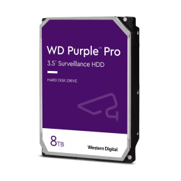 Жесткий диск для видеонаблюдения HDD 8Tb Western Digital Purple Pro SATA 6Gb/s 256Mb 7200rpm 3,5"