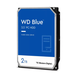 Жесткий диск HDD 2Tb Western Digital Blue SATA 6Gb/s 256Mb 7200rpm