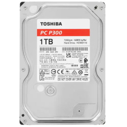Жесткий диск HDD 1Tb TOSHIBA P300 SATA 6Gb/s 7200rpm 64Mb 3.5"