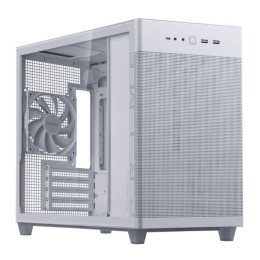 Компьютерный корпус, ASUS Prime AP201 Tempered Glass, White