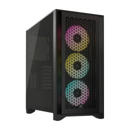 Компьютерный корпус, Corsair iCUE 4000D RGB Airflow, Black