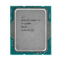 Процессор, Intel, i3-12100F LGA1700, OEM