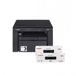 Монохромное лазерное МФУ, Canon, i-SENSYS MF3010 + 2 картриджа 725 (bundle), Лазерное, A4