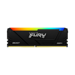 Модуль памяти, Kingston, FURY Beast Black RGB KF432C16BB2A/32, DDR4, 32GB