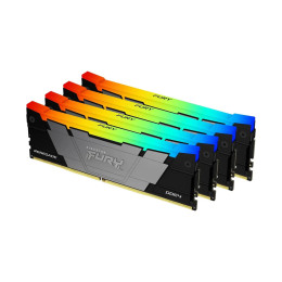 Комплект модулей памяти, Kingston, FURY Renegade RGB KF436C18RB2AK4/128 (Kit 4x32GB), 128GB