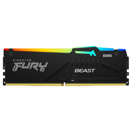 ОЗУ DDR5 Kingston FURY Beast RGB 8Gb, 5600MHz, CL36, 1,25v