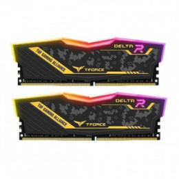 Оперативная память 16GB Kit (2x8GB) 3200MHz DDR4 Team Group DELTA TUF RGB TF9D416G3200HC16FDC01 Black