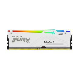 Модуль памяти, Kingston, FURY Beast White RGB EXPO KF552C36BWEA-16, DDR5, 16GB, White