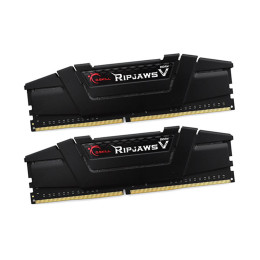 Комплект модулей памяти, G.SKILL, RipjawsV F4-3200C14D-64GVK (Kit 2x32GB), DDR4, 64GB, Black