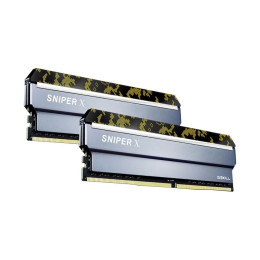 Комплект модулей памяти, G.SKILL, SniperX F4-2666C19D-16GSXW (Kit 2x8GB), DDR4, 16GB, Silver