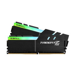 Комплект модулей памяти, G.SKILL, TridentZ RGB F4-2666C18D-16GTZR (Kit 2x8GB), DDR4, 16GB, Black