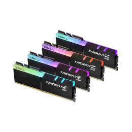 Комплект модулей памяти, G.SKILL, TridentZ RGB F4-3200C16Q-128GTZR (Kit 4x32GB), DDR4, 128GB, Black