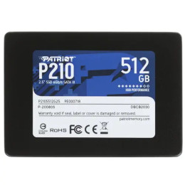 Твердотельный накопитель SSD Patriot P210 512GB SATA