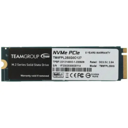 Твердотельный накопитель 250GB SSD TeamGroup T-FORCE CARDEA Z44L Gaming SSD M.2 2280