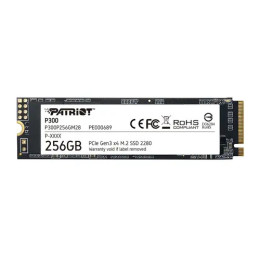 Твердотельный накопитель SSD Patriot P300 256GB M.2 NVMe PCIe 3.0x4