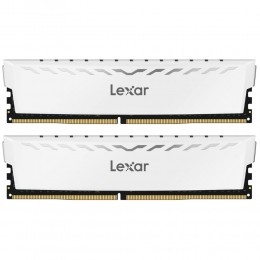 Lexar® 2x8GB THOR DDR4 3600 UDIMM XMP Memory with White heatsink